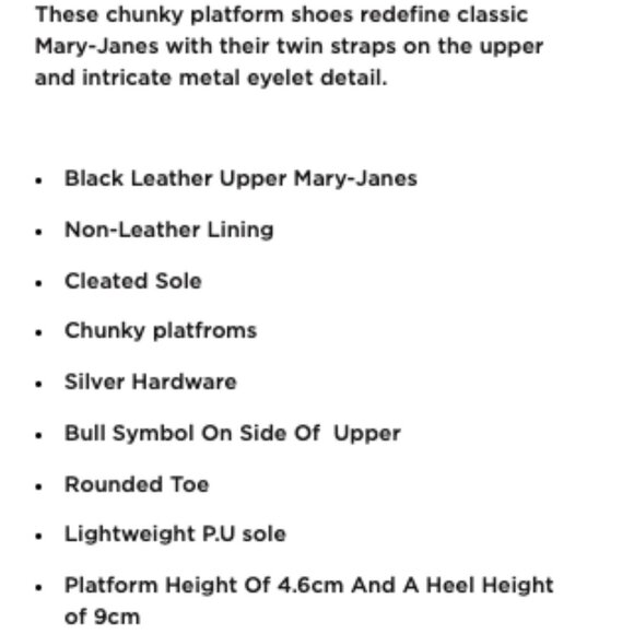 Windsor Smith - Lessons Black Platform Shoes - Picture 5 of 5